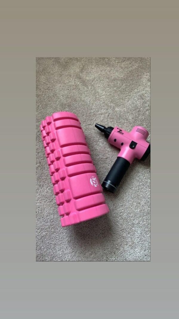 pink massage gun