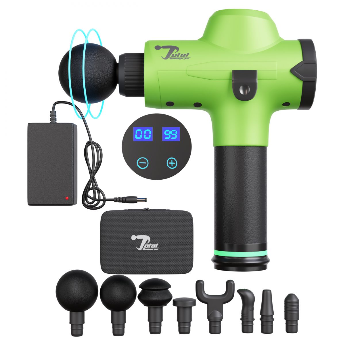 Total Massage Gun Green