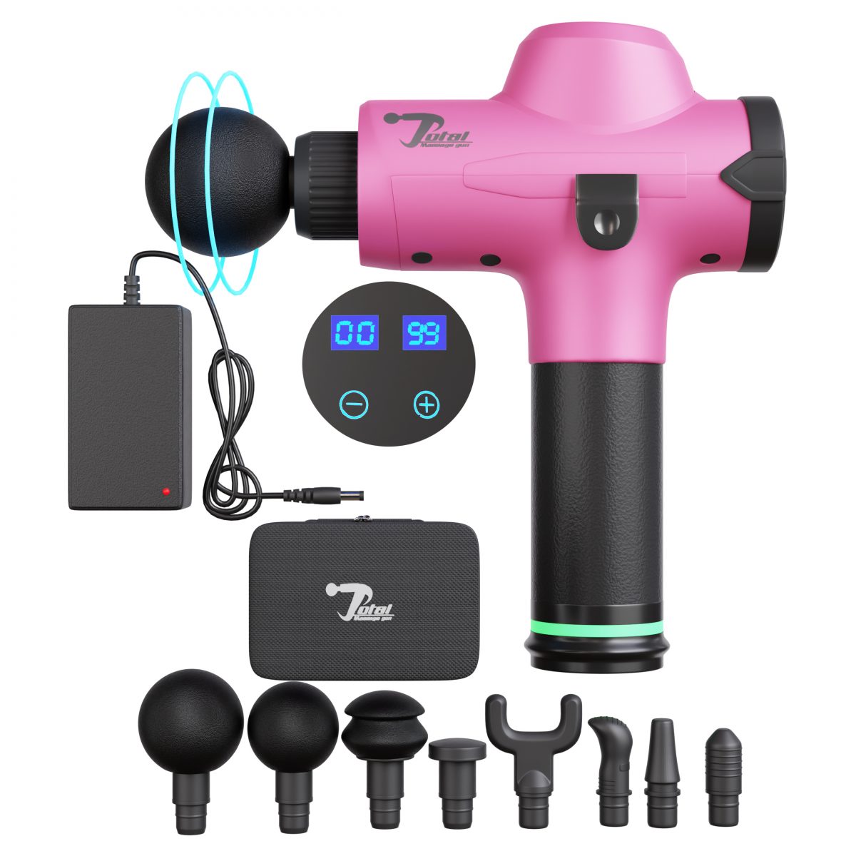 Total Massage Gun Hot Pink