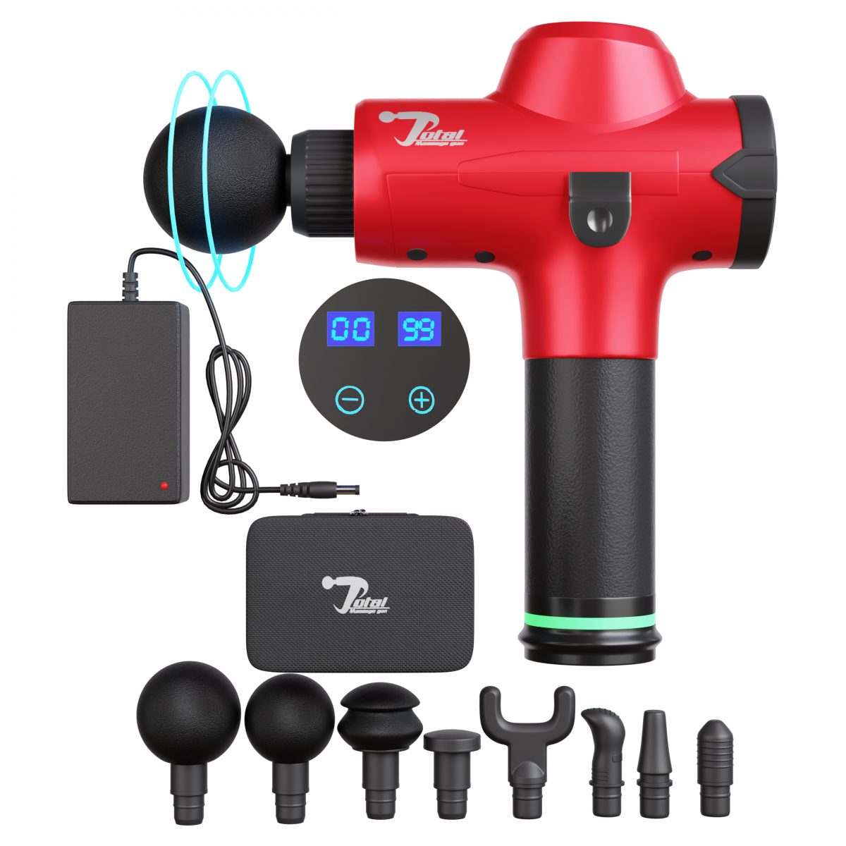 Total Massage Gun Red