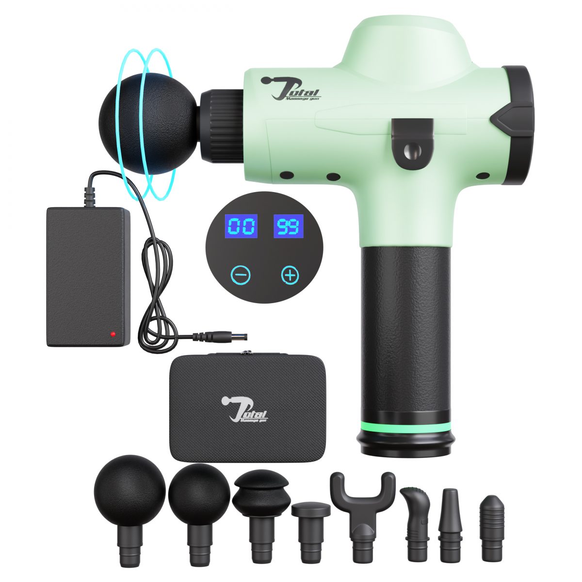 Total Massage Gun Teal