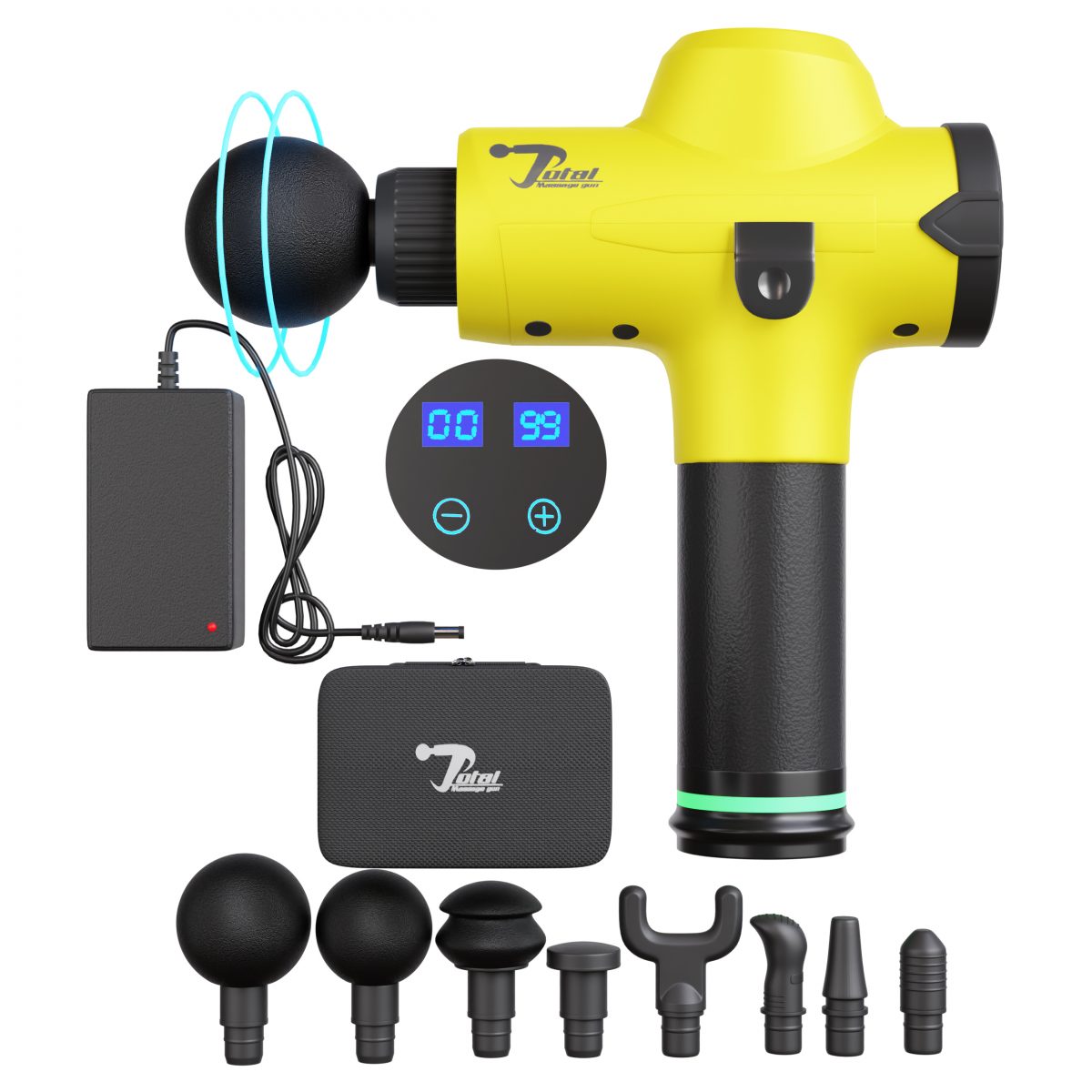 Total Massage Gun Yellow