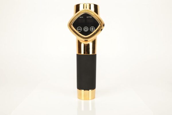 Gold Massage Gun Rear View
